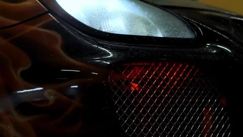 Red light black bumper car Video stock 70463770
