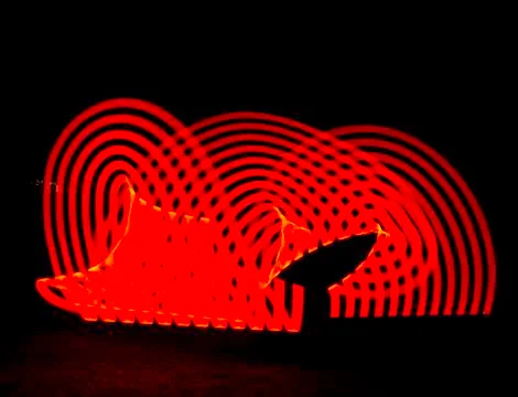 Red Light Blur Stock Illustration