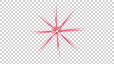 Red light burst with star shape, abstract energy and power effect Stock Illustration