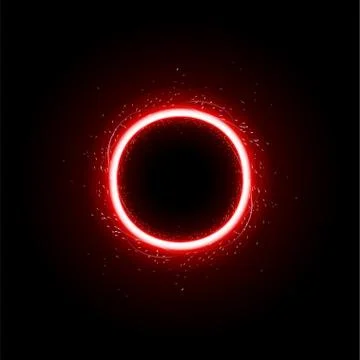 Red light circle Stock Illustration