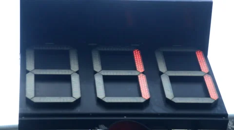 Red light countdown Stock Footage 60117929