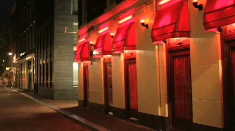 Red Light District in Amsterdam Stock Video Pond5