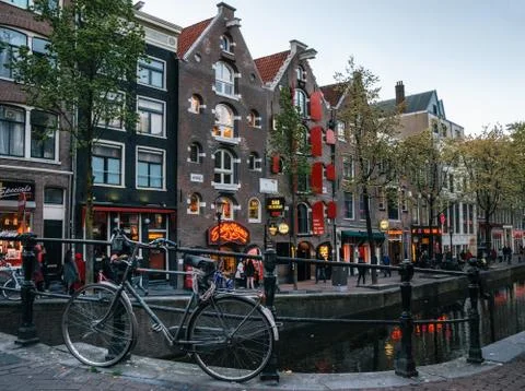 Red Light District, Amsterdam Stock Photos