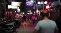 Red-light district in Pattaya, Thailand HD Footage