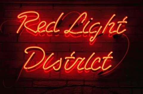 Red light district Stock Photos