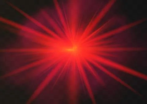 Red light effect reflections, neon illumination in red colors. Bright light.. Stock Illustration