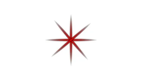 Red light flare on white background Stock Illustration