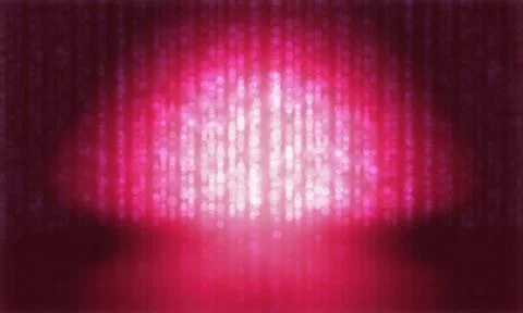 Red light glitter sparkling effect on vector shining background Stock Illustration