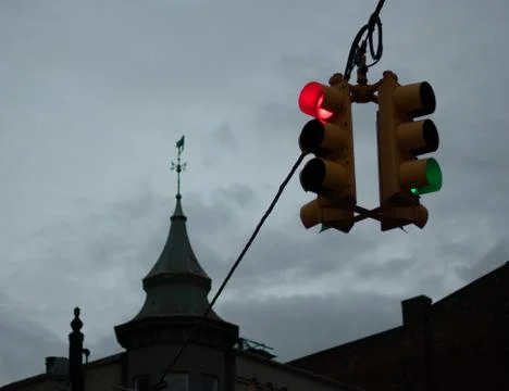 Red light green light Stock Photos