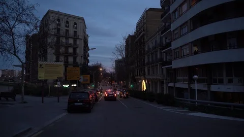 Red Light I Barcelona Video stock 124432751