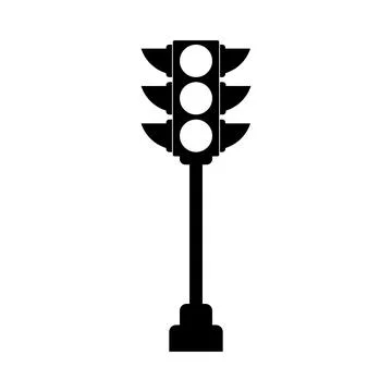 Red light icon vector Stock Illustration