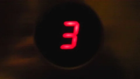 Red light numbers Stock Footage 80599934