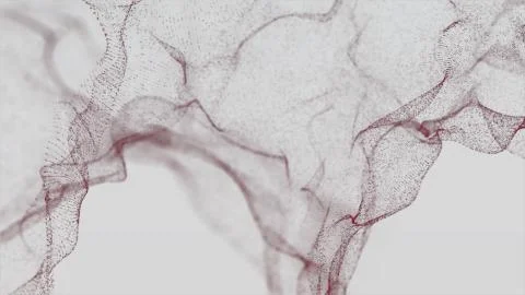 Red Light Particles Background Stock Illustration