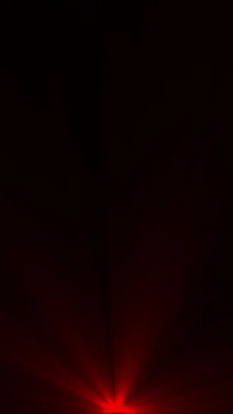 Red light rays shining from bottom edge. Video stock 331898339
