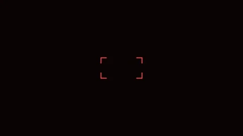 A red light is shining on black background and with square in the middle green Stock Footage 346172468