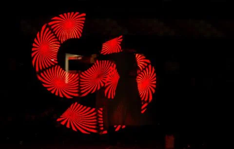 Red light show Stock Photos
