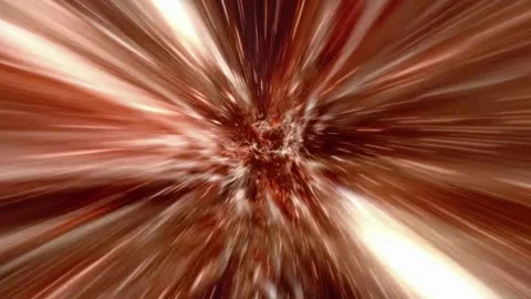 Red Light Speed Tunnel Warp Effect Stock Footage 310868344