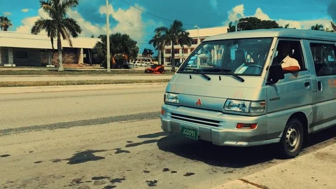 Red Light Town Centre Grand Bahama Stock Footage 94074859