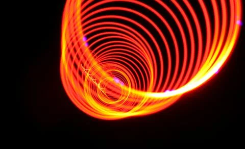 Red light tunnel. Stock Photos