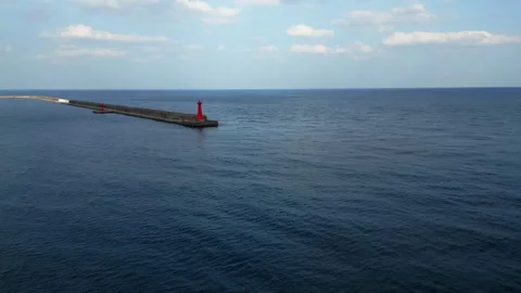 Red Lighthouse 2 Stock Footage 288855861