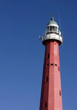 Red Lighthouse Stock Photos