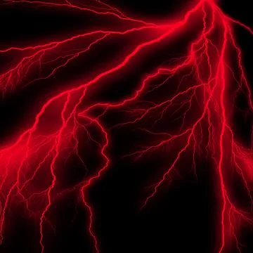 Red Lightning Black Background For Background Illustrations And Wallpapers Stock Illustration