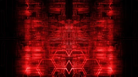 Red lights of a complex and digital complex 스톡 동영상 94728367