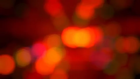 Red Lights Motion Bokeh Stock Footage 97401381