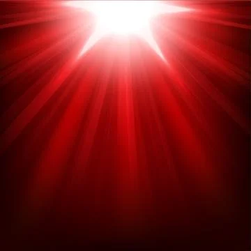 Red lights shining, Vector Illustration Stock Illustration