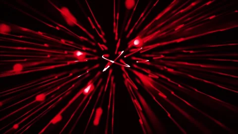 Red line animation Stock Footage 308137697