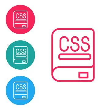 Red line Books about programming icon isolated on white background. Programming Stock Illustration