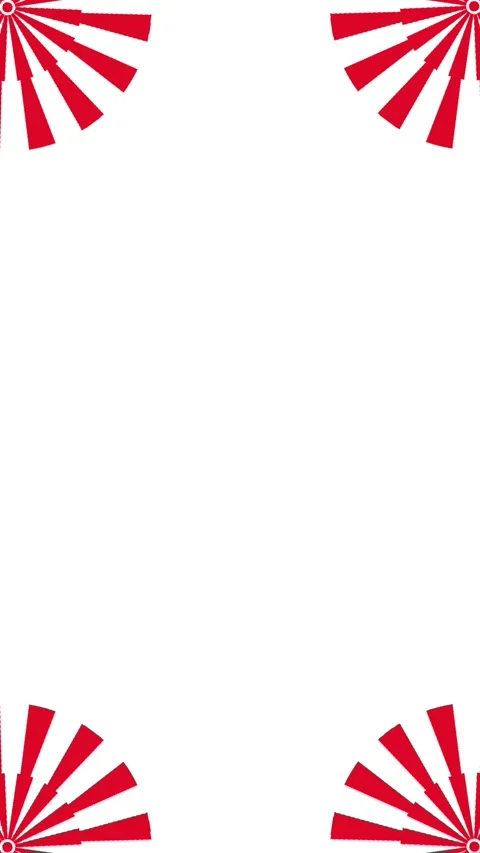 Red line circle vertical background Stock Footage 313647365