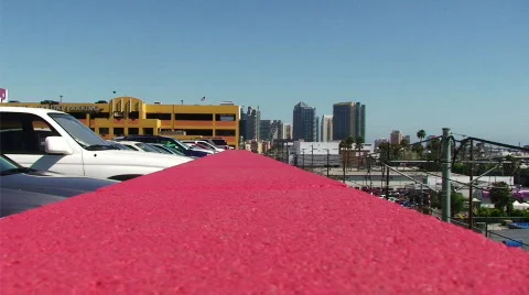 Red Line to Downtown HD Stock Footage 483056