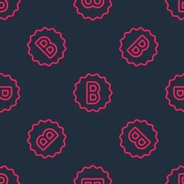 Red line Exam paper with incorrect answers survey icon isolated seamless pattern 스톡 일러스트