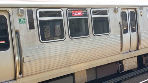 Red Line Howard CTA Train | Stock Video | Pond5