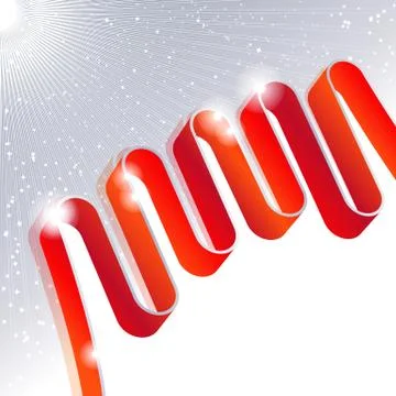 Red line Stock Illustration