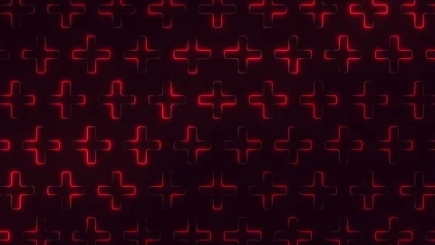 Red linear pattern on black background modern and versatile design element Stock-Footage 311609350