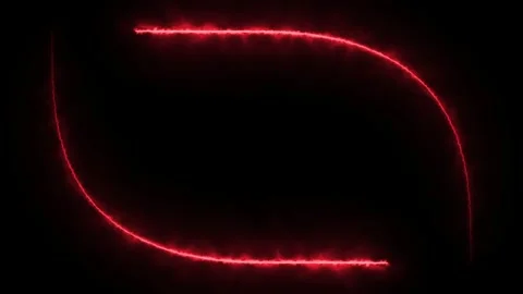 Red lines appear and disappear on a transparent background. Animate a frame of Stock Footage 280696270
