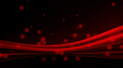 Red lines with particles HD Stock Footage