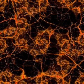 Red lines in strange surface Stock Photos
