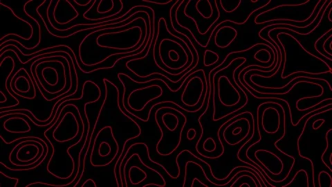 Red lines topography, seamless loop motion graphic Stock Footage 285992436