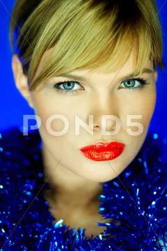 Red lips 2 Stock Photos