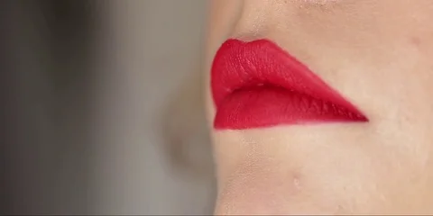 Red Lips Video stock 73224934