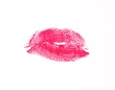 Red lips Stock Illustration