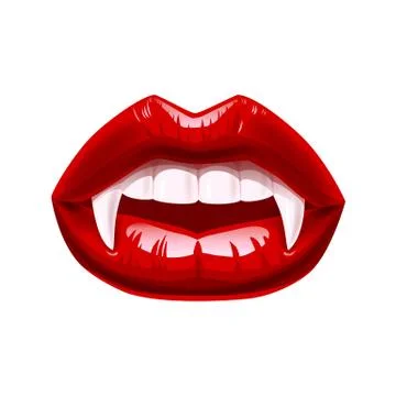 Red Lips Illustrazione stock