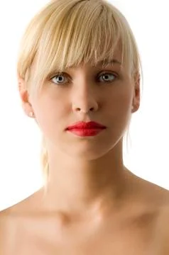 Red lips Stock Photos