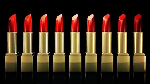 Red lipstick Stock Illustration