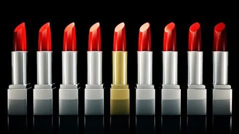 Red lipstick Stock Illustration