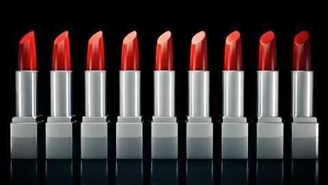 Red lipstick Stock Illustration