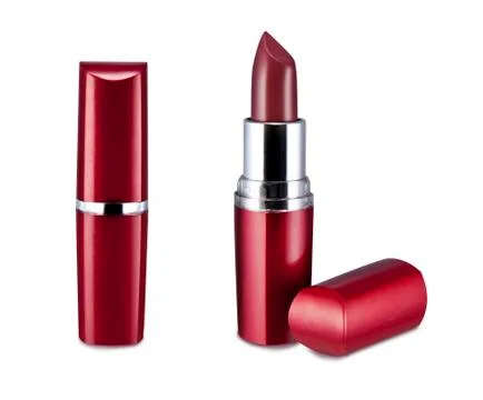Red lipstick Foto stock